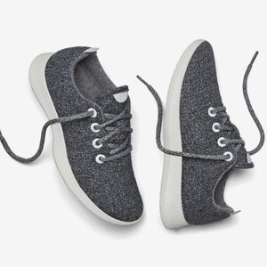 Allbirds Wool Runners Women's 7 Natural Grey Heathered Sneakers Like New